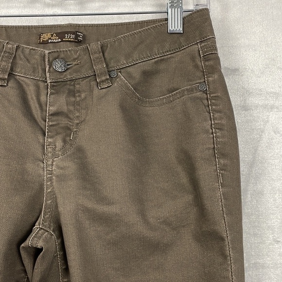 Prana Women's 2/26 Kayla Jean Skinny Slim Fit Performance Denim Stretchy Brown - Picture 4 of 16